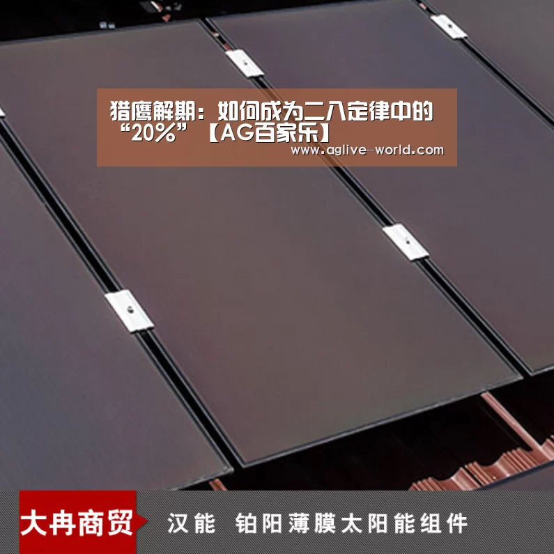 猎鹰解期:如何成为二八定律中的“20%”【AG百家乐】(图2) AG地址